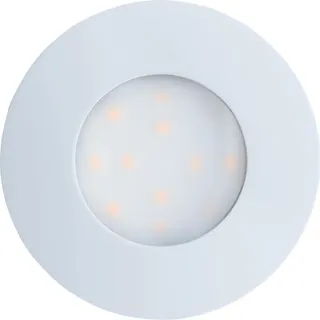 EGLO Einbauleuchte Kunststoff Ø 7,8 cm IP44 weiß