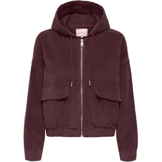 Cordjacke ONLY "ONLKENZIE L/S CORD JACKET PNT NOOS", Damen, Gr. XS, braun (fudge), Cord, Obermaterial: 98% Baumwolle, 2% Elasthan, unifarben, normal, Jacken Cordjacke, Baumwollmischung, Topseller