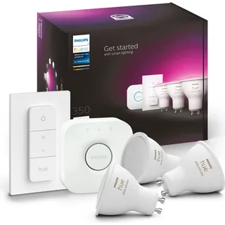 Philips Hue Color Amb. GU10 Bluet. (3 Stk.) weiß 0MB