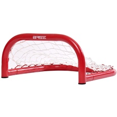 Bild von – Streethockey Skill Goal 12“ 33x36x18cm, Outdoor-Tor, Tor für Hockeybälle & Pucks, Streethockey-Training, rot-weiß