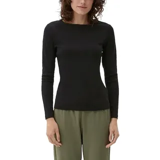 s.Oliver Langarmshirt schwarz