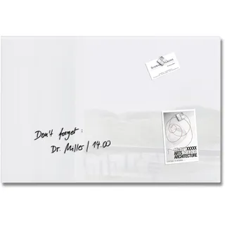 Sigel Glas-Magnettafel artverum® 60,0 x 40,0 cm weiß