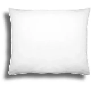 John Cotton Microfaserkissen »Emilia, Kopfkissen 40x80 cm, 80x80 cm« Füllung: Polyester Bezug: Microfaser 1 Stk. tlg. Kissen, allergiker geeignet (für Hausstauballergiker), weiß