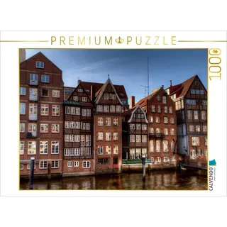 CALVENDO Puzzle Hamburg - Deutschland 1000 Teile Puzzle quer | 1000 Teile Lege-Größe 64 x 48 cm Foto-Puzzle für glückliche Stunden