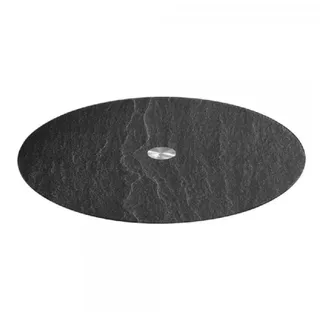 LEONARDO Servierplatte »TURN« 32,5 cm, schwarz Schieferoptic, drehbar, schwarz