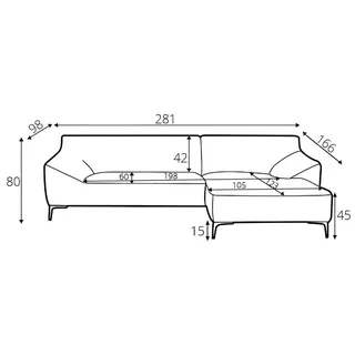 Design Ecksofa L-form Modern Sofas Stoff Textil Couch Wohnlandschaft Sofa Samt - Grün