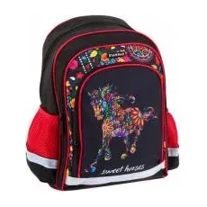 Starpak, Rucksack, Pferde Schule Alter Mann Rucksack, Schwarz