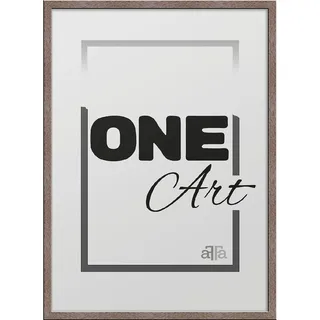 FramesFactory Bilderrahmen Hekla 60x80 cm Smoke Oak RMDF HEKLA/DS