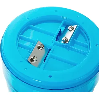 Hand-Eiszerkleinerer, Eiszerkleinerungsmaschine, machen Sie erfrischende Getränke für heiße Sommertage, tragbar, einfach zu bedienen, 1 l – Icey - Blau
