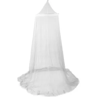 Universelles Betthimmel-Moskitonetz zum Aufhängen für Einzel- bis Twin-Size-Hängematten, Kinderbetten, Outdoor-Indoor - Weiß, Blau, Hellrosa