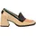 Damen Plattform Champagner Flamingo 38
