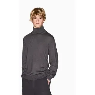 A|X Armani Exchange für Herren. XM000900AF11982U8092 Grauer Schildkröten-Pullover (XL), Lässig, Kastanienbraun, Wolle, Acryl