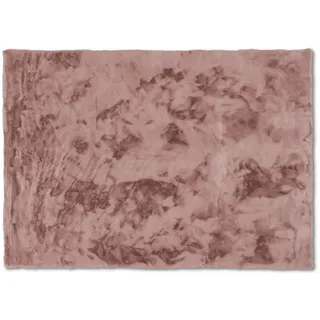 Schöner Wohnen SCHÖNER WOHNEN-Kollektion Fellteppich Tender 160 x 230 cm Polyester Rosa Altrosa