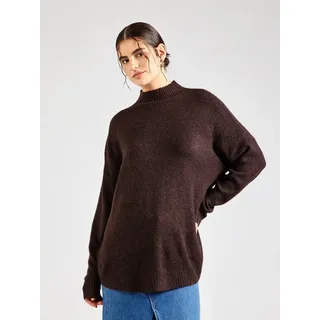 Vero Moda Strickpullover »VMPLAZA LS HIGHNECK LONG PULLOVER GA BOO«, Gr. XS, Chocolate Torte Detail:MELANGE, , 81811520-XS