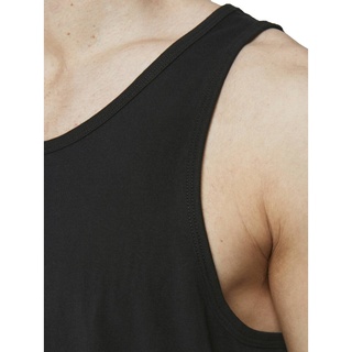 JACK & JONES Jack - Jones Tanktop Pack JACBASIC TANKTOP, einfarbig, Baumwolle Schwarz