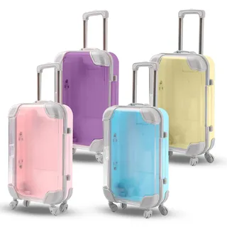 CVASNF 4 Stück Mini Koffer Geschenkbox, Geldgeschenk Reise Urlaubskasse Reise Geschenk Reisekasse Geschenk Reisekoffer Miniatur Spardose Koffer Geldkoffer Als Geldgeschenk für Urlaub