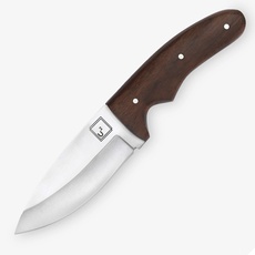 USQUARE UE-023, 20.32 cm Jagdmesser mit Scheide, Messer mit Fester Klinge, Bushcraft-Messer aus 420C-Stahl, Griff aus Walnussholz, Full Tang, entwickelt für Jagd und Camping