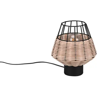 TRIO Leuchten Tischlampe »Borka«, aus Rattan, für Leuchtmittel 1 x E27, beige