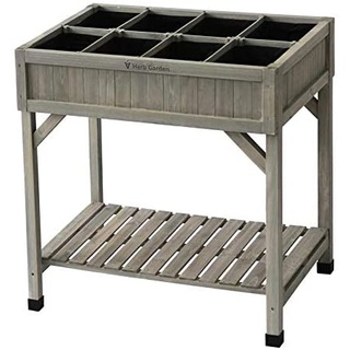 Veg Trug Kräuterhochbeet 78 x 58 x 80 cm grau