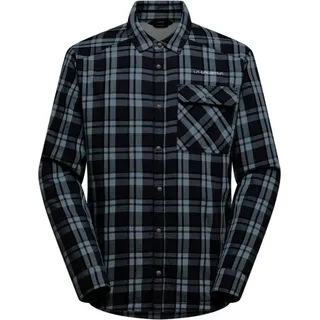 Rambler Lined Flannel Shirt M, Climbing Shirt, Herren - La Sportiva, Größe:L, Farbe:G19W04-Onyx/Chalk - Schwarz, Beige