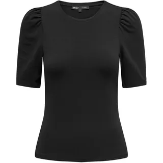 Only Damen Onllive Love 2/4 Pufftop JRS Noos, Schwarz, S