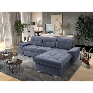 exxpo - sofa fashion »Derby Inkl. Kopfteilverstellung, wahlw. Bett & Bettkasten, L-Form« EXTRA an Komfort zum Relaxen, Entspannen und Wohlfühlen,
