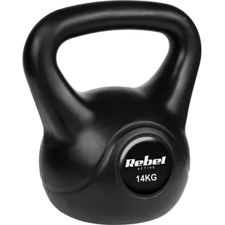 rebel electro Rebel Kettlebell Bitumen 14 kg schwarz