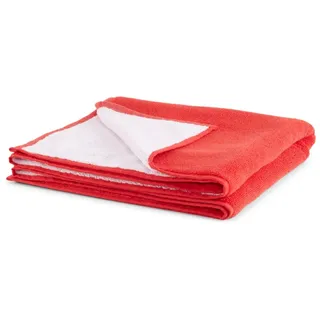 Puma TEAM Towel Handtuch 70 x 140 cm rot-weiß