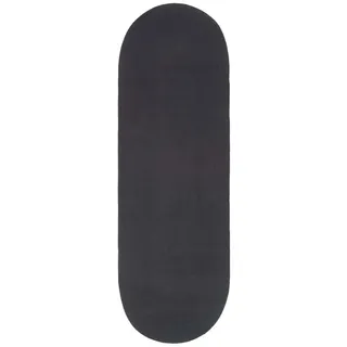 Homescapes Teppichläufer geflochten oval 66/200 cm , Schwarz , Textil , Oval , 66x200 cm , Teppiche und Böden, Teppiche, Teppichläufer, Läufer