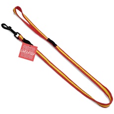 Zweig für große Hunde T3-100 x 2 cm - aus Nylon - Motiv Spanien Flagge - Größe L Hundeleine - Zubehör für Hunde - Bewusst