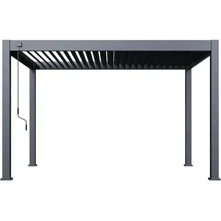 Weide Deluxe Plus Pavillon Terrassenüberdachung Aluminium 3 X 4 M Anthrazit