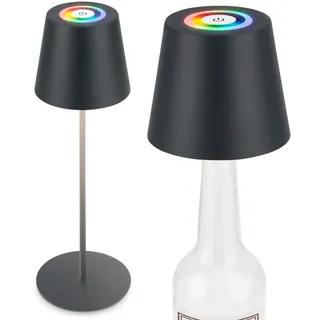 Briloner 3 in 1 RGBW LED Tischlampe Anthrazit