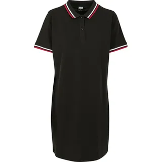 Urban Classics Damen Dames Polo Jurk Kleid, Schwarz (Black 00007), M EU