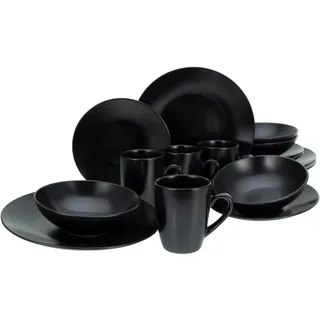 CreaTable Kombiservice 16-tlg. schwarz