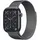 Watch Series 11 GPS+Cellular 42 mm Titaniumgehäuse grau Edelstahlarmband grau S/M