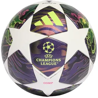 Adidas Uefa Champions League Final Competition Fußball - Dark Purple / White / Solar Yellow - 4