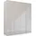Drehtürenschrank Purisma 201 x 223 x 60 cm Grau