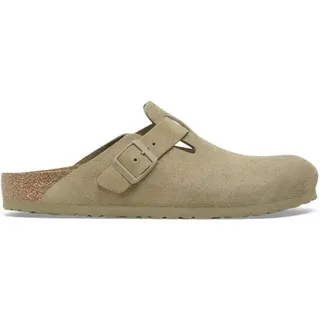 Birkenstock Boston Leve Narrow Fit Holzschuhe - Faded Khaki - EU 37