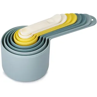 Joseph Joseph Nest – 8-teiliges platzsparendes Messbecher- und Löffelset, Backwerkzeuge