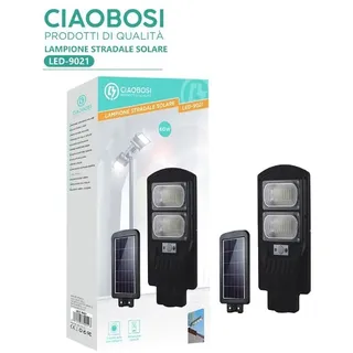 Straßenlaterne Licht Straße LED Solarpanel PV + Fernbedienung 60W Linq