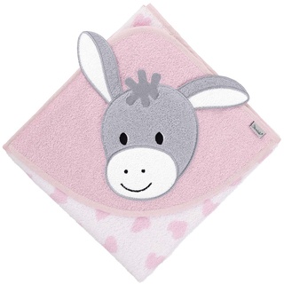 Sterntaler Motiv-Badetuch Emmi Girl mit Kapuze, Alter: Ab 0 Monate, 80 x 80 cm, Rosa