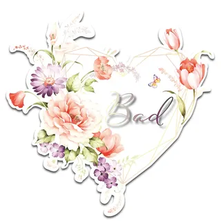 Dekoaufkleber Türaufkleber für WC Bad Badezimmer Tür Toilette Deko Sticker mit Blumen Motiv Wandtattoo Wand Aufkleber selbstklebend Y066 (06 Bad)