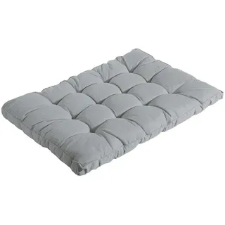 Palettenkissen , Grau , Textil , Füllung: Schaumstoff , 120x10x80 cm , Oeko-Tex® Standard 100 , hochwertige Qualität, formstabil , Gartenmöbel, Gartenpolster & Auflagen, Palettenkissen