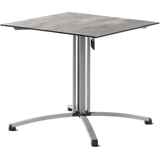 Sieger Gastro-Tisch Klapptisch 80 x 80 x 73 cm Grau