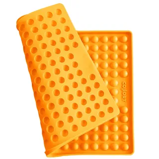 Collory Backmatte Hundekekse für MEDIUM HALBKUGEL (1,5cm Ø) Leckerlis, Silikon Backform, Backunterlage für Backblech, Diätmatte, Hitzebeständig, Lebensmittelecht & Bpa-frei