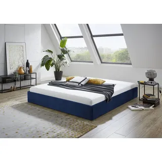 Westfalia Schlafkomfort Osaka 185 x 205 cm H2 Königsblau