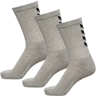 hummel Fundamental Socken 3er Pack Grau 36-40