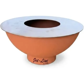 Jet-Line PlanchaFire Pro Feuerschale mit Grill in Rostoptik 56 cm