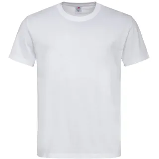 Stedman Cotton Classics Unisex T-Shirt 05.2000 Gr. 4XL weiß