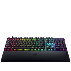 Bild von Huntsman V2 schwarz, LEDs RGB, Razer Clicky Optical PURPLE, USB, DE (RZ03-03931000-R3G1)